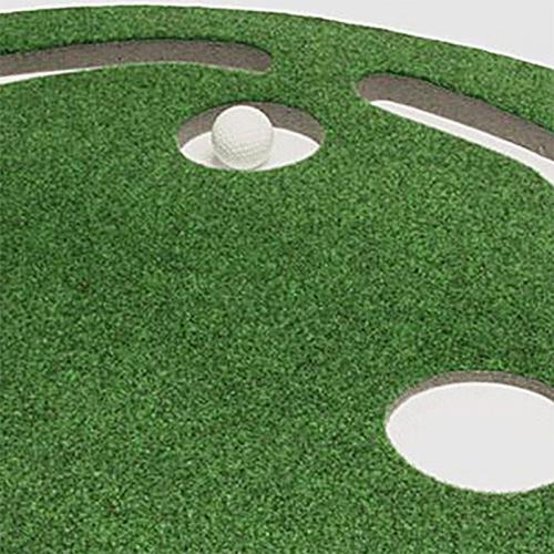 Golf green practice blanket customized