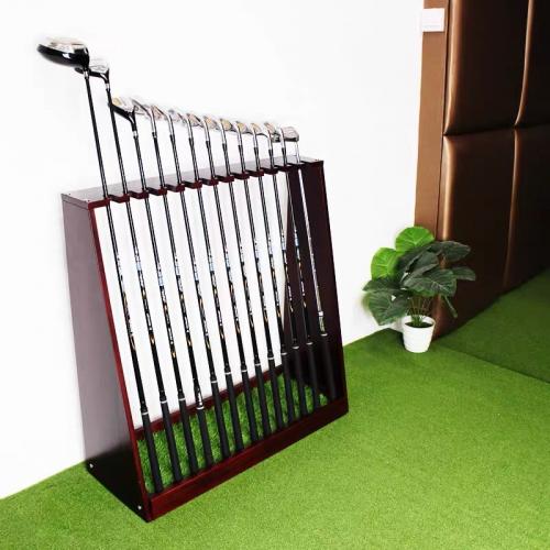 Solid wood golf club holder wholesale