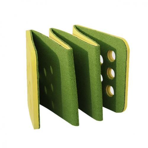 double putter golf practice mat