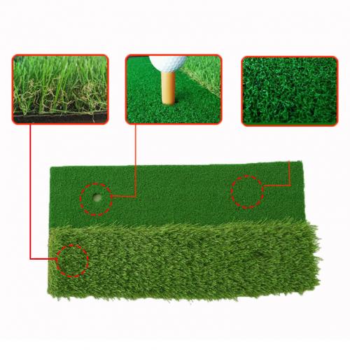 Two color long grass practice hitting mat supplier