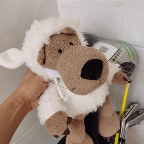 Cartoon Big Bad Wolf Golf Club Set Cap