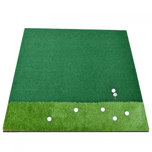 Tapete de práctica de golf, dos tapetes de césped para golpear