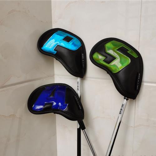 Golf iron cue cover,