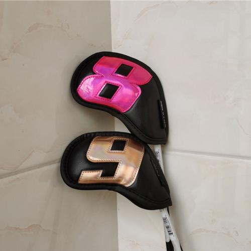 Golf iron cue cover,