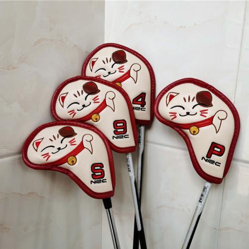 Golf iron cue cover