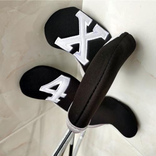 Golf iron cue cover