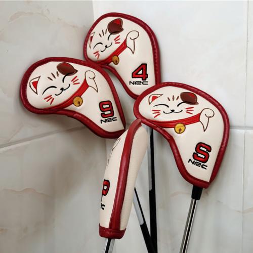 Golf iron cue cover