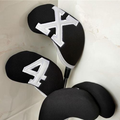 Golf iron cue cover