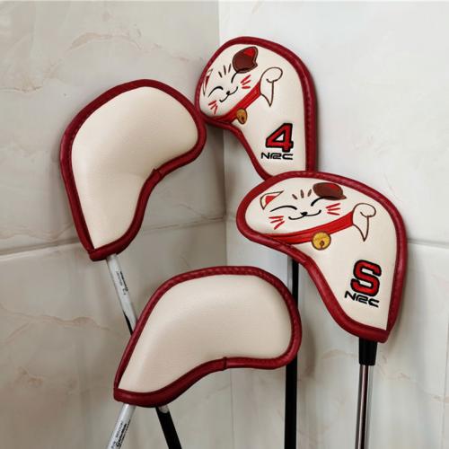 Golf iron cue cover