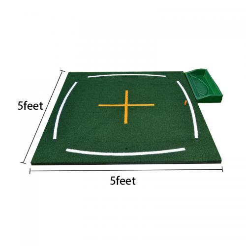 Golf practice mat delingolf
