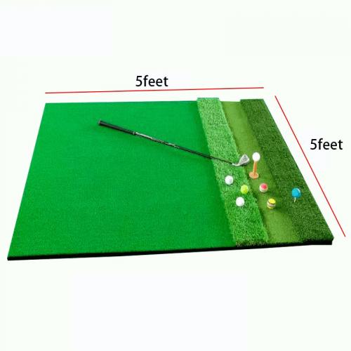 Golf practice mat delingolf