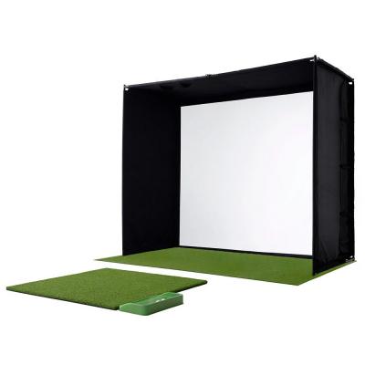 Golf double-layer screen