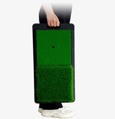 Golf long and short grass cutting pad