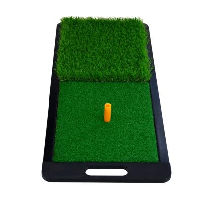 Golf long and short grass cutting pad
