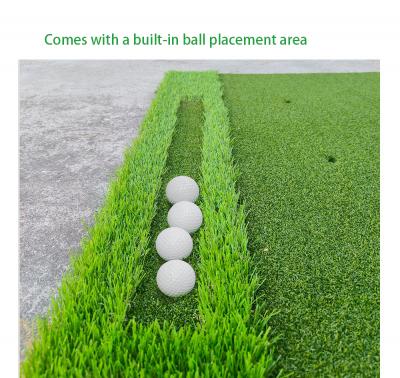 Golf playable hitting pad