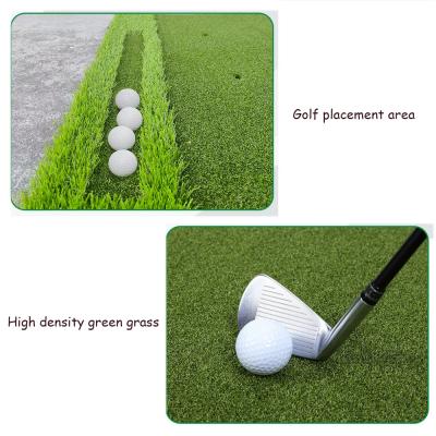 Golf playable hitting pad