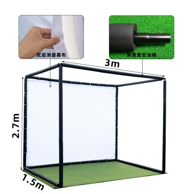 Golf simulator specific screen