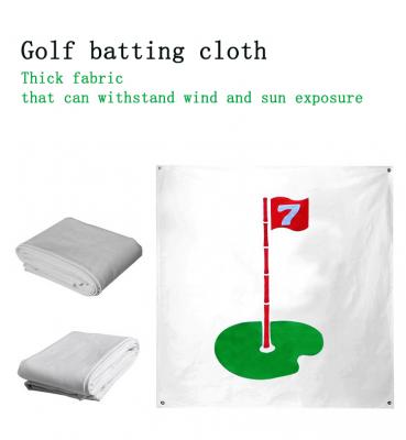 Golf bullseye striking cloth