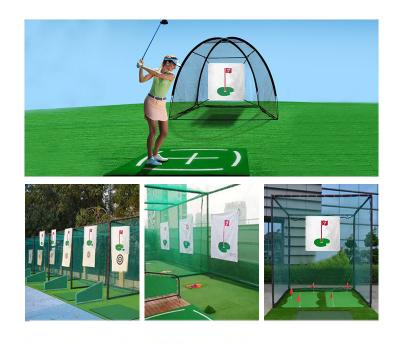 Golf bullseye striking cloth