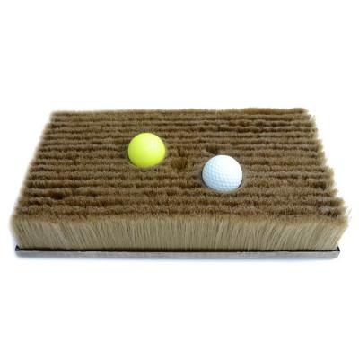 Golf hitting brush