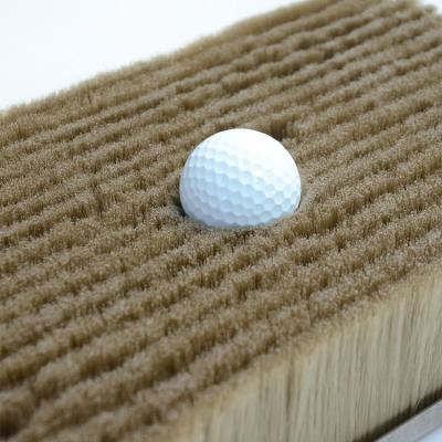 Golf hitting brush