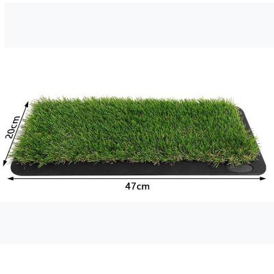 non-slip rubber-soled golf mat