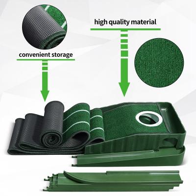 Portable putting mat