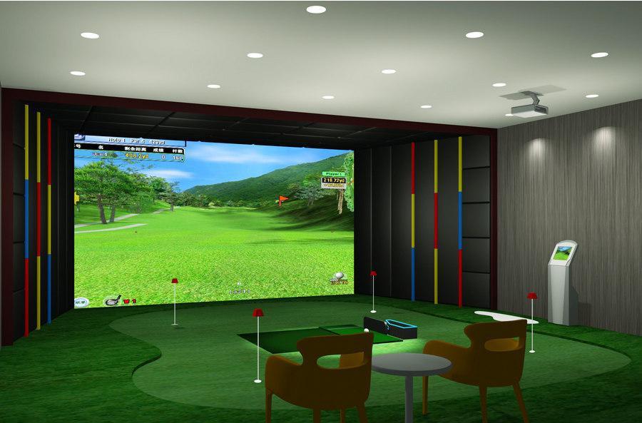 Pantalla de impacto del simulador de golf Delin