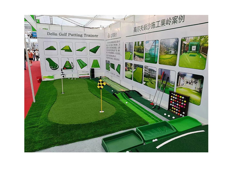 Sala de muestras del green de golf