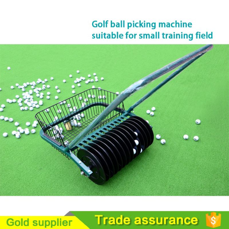 Recolector de bolas de golf manual: el asistente ideal para campos de prácticas eficientes.